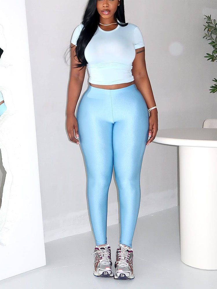 Essential Crop Top& Leggings Set