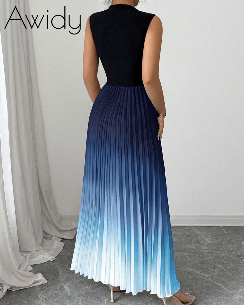 Ombre Print Tank Dress