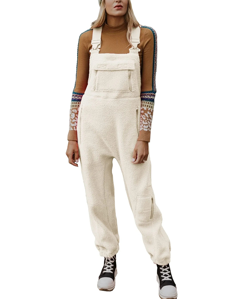 Fleece Overalls