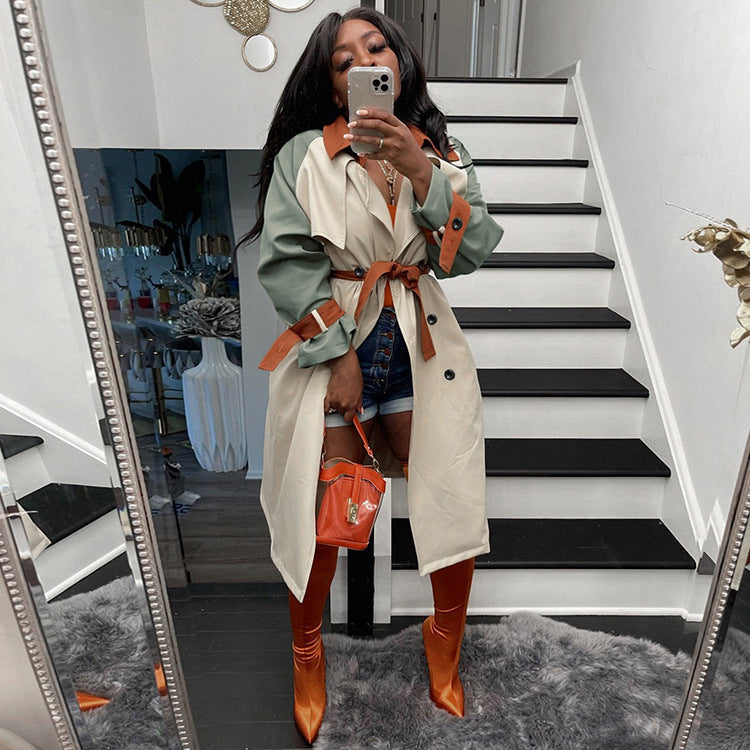 Fashionable Fall/Winter Casual Trench Coat