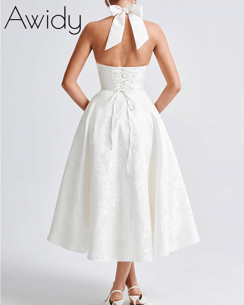 Graceful Backless Evening Dress