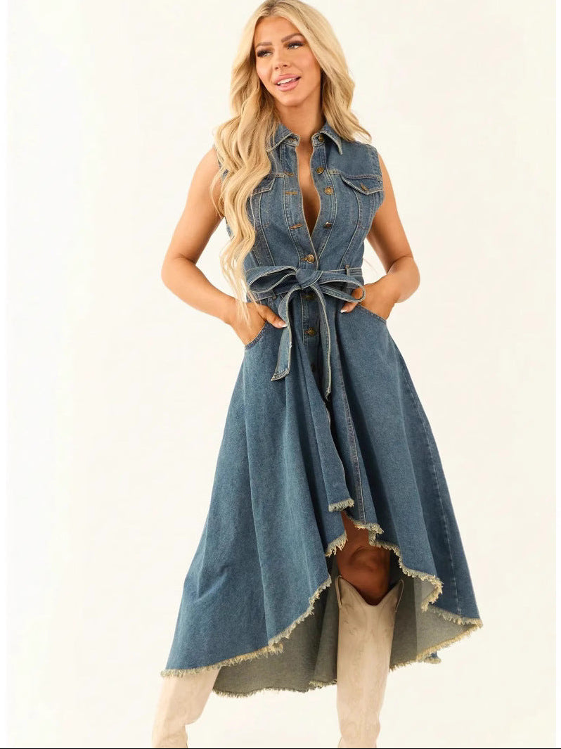 Denim Sleeveless Dress