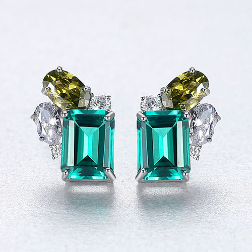 Emerald Gemstone Earrings