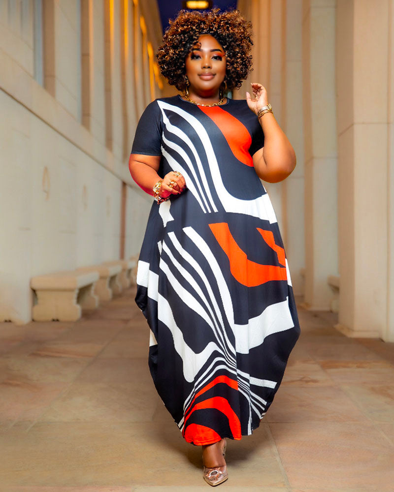 Black Girl Fabulous Dress BlackWhiteS