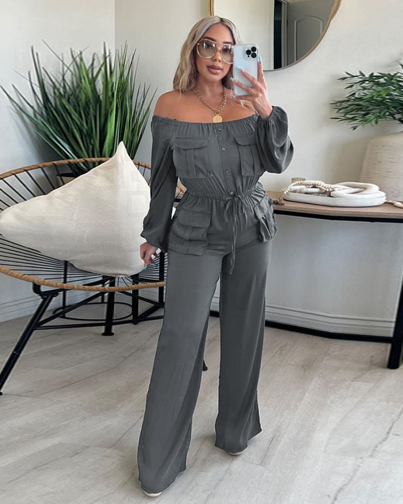 Ella Jumpsuit Grey