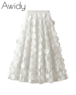 Ariyah Baby Skirt White One Size Easily Fits up to 1XL