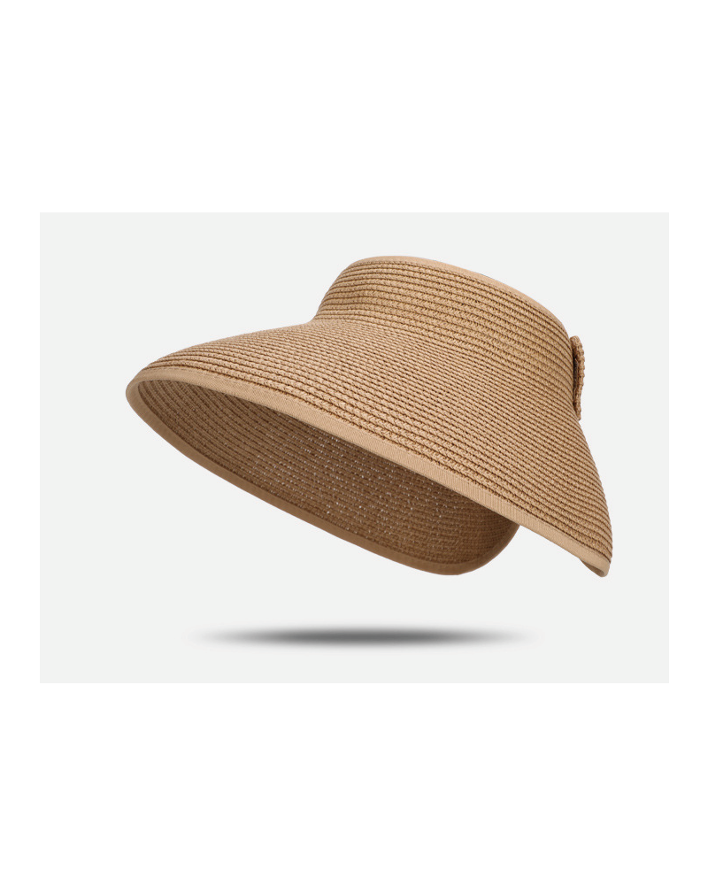 Foldable Easy Carry Straw Sun Visor Hat