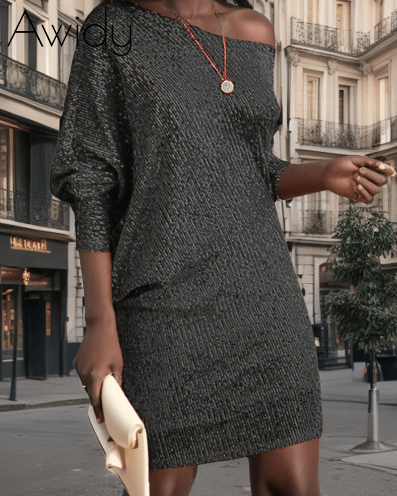 THE SHINE EDIT SEQUIN DRESS