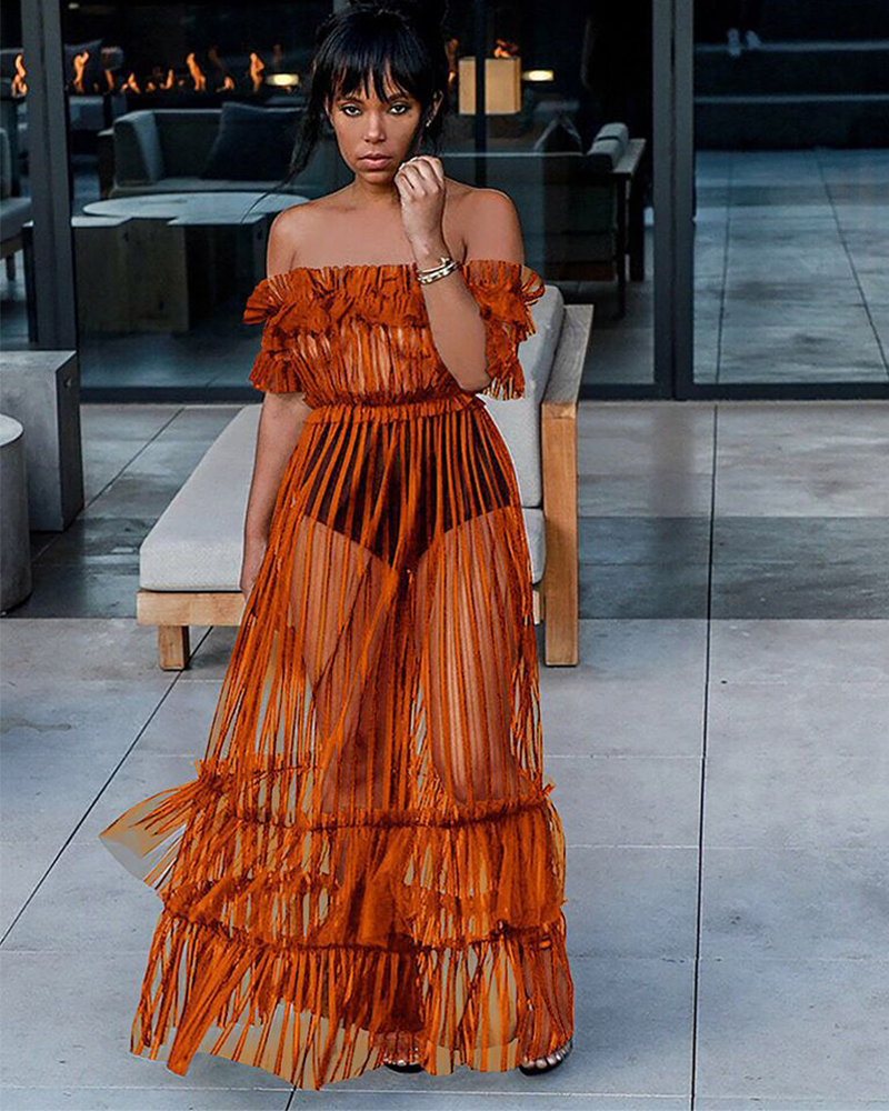 Latest Lover Dress Orange