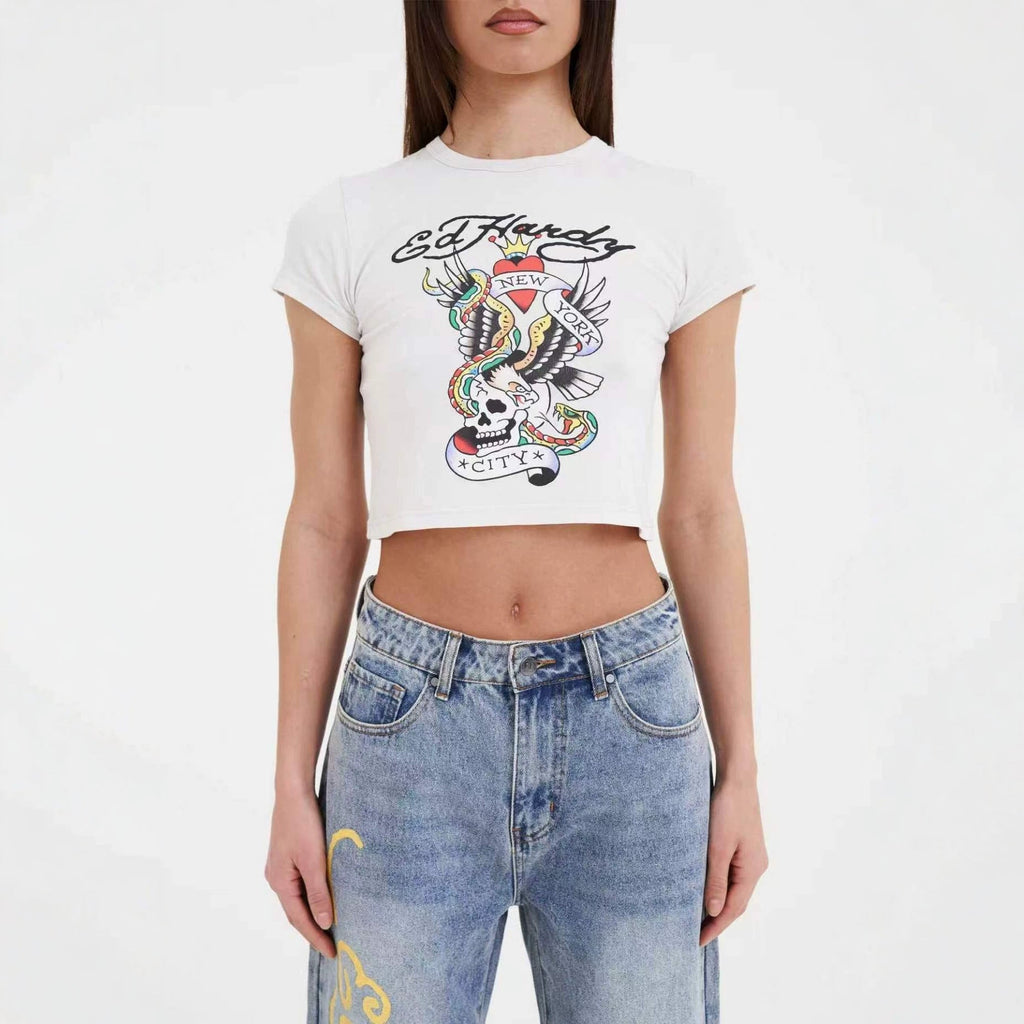 Printed Short-Sleeve T-Shirt for Casual Wear