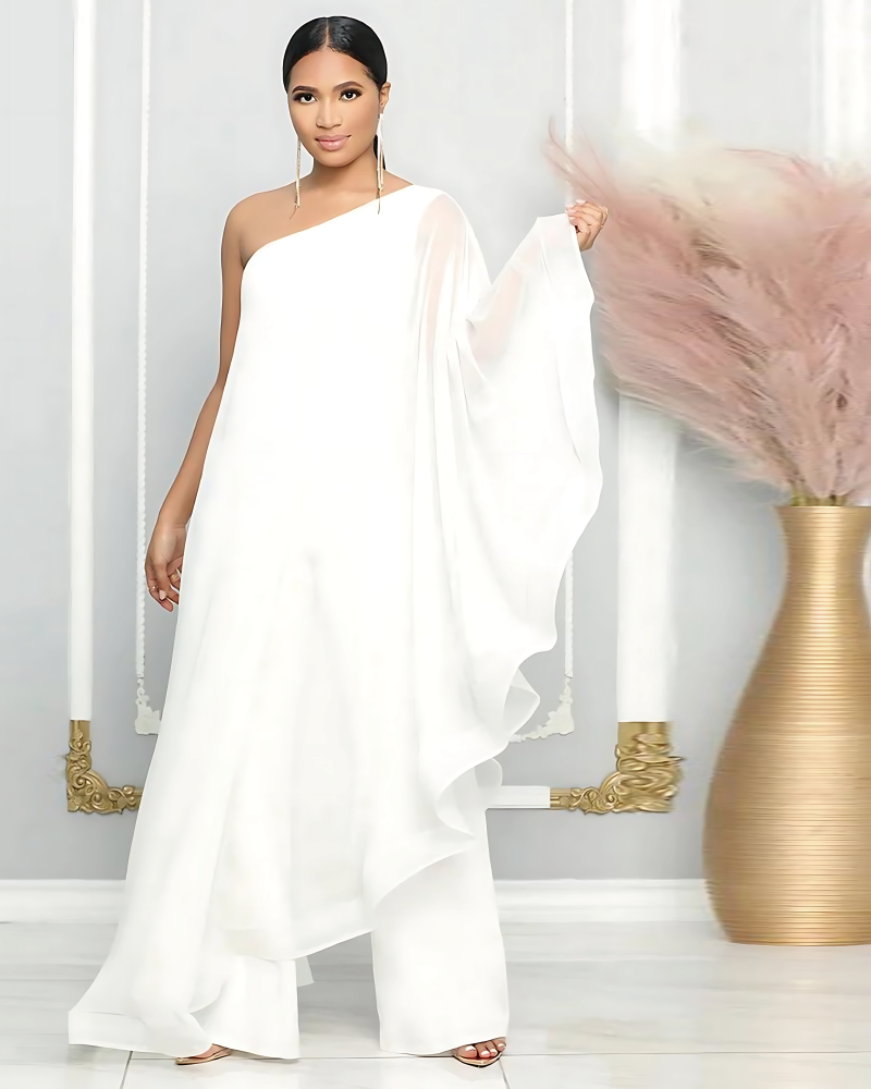Leiandra Jumpsuit White