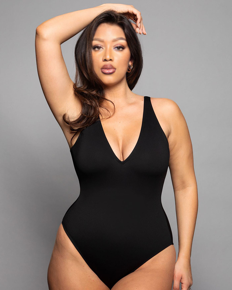 Snazzyin Swimsuit BLACK