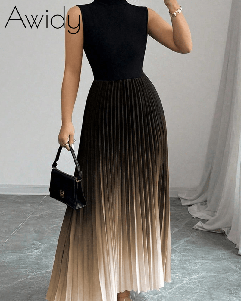 Ombre Print Tank Dress