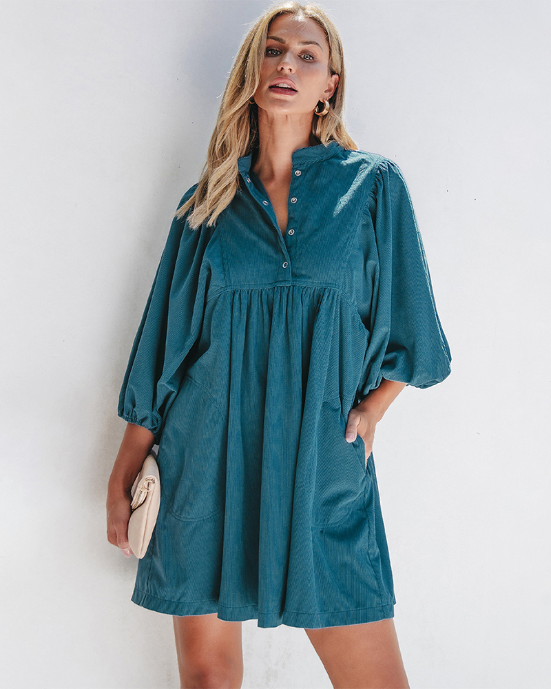 Soft Power Corduroy Dress