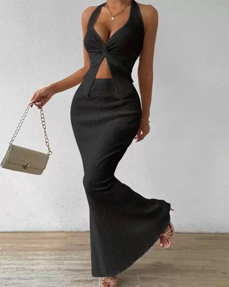 The Twist Edit Skirt Set