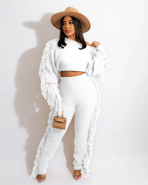 Danielle cozy winter Set WHITE