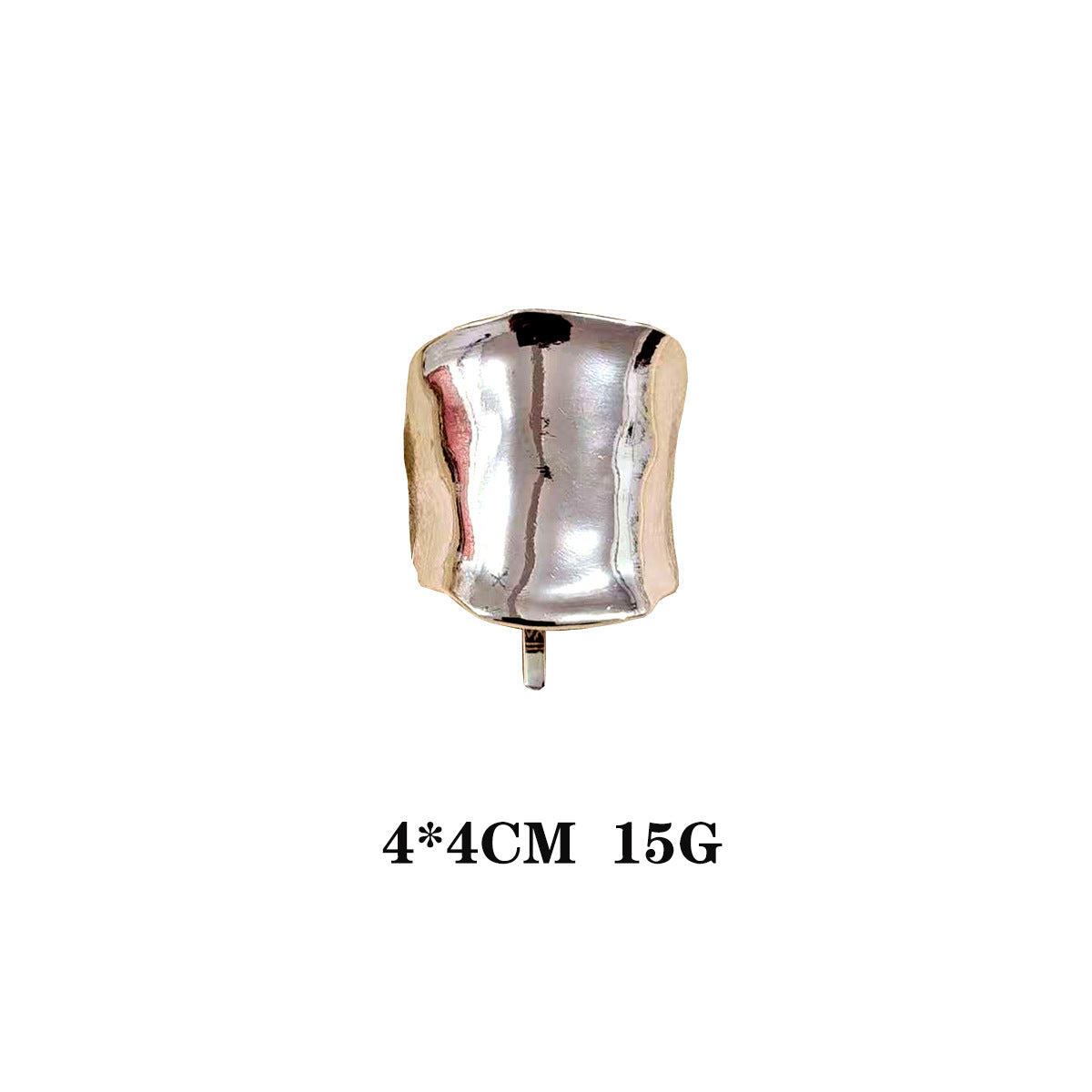 Metal Hair Clip with Horse Tail Design