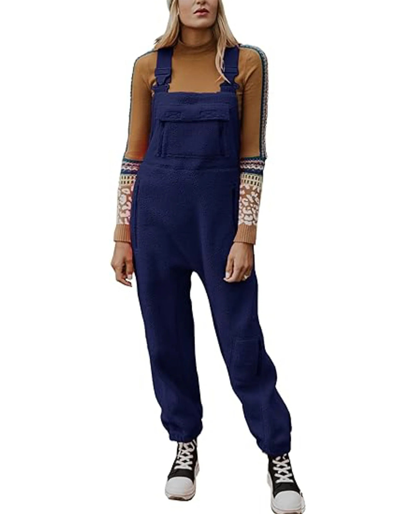 Fleece Overalls
