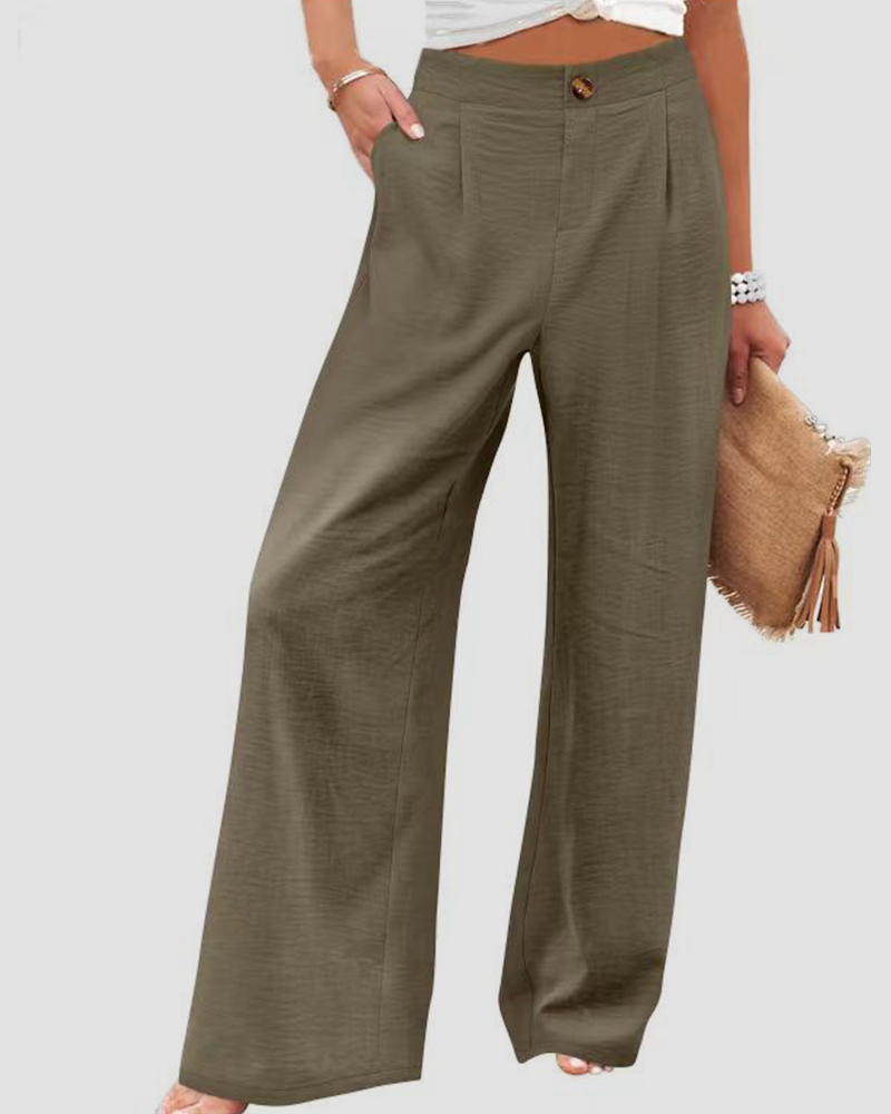 Loose but Polished Satin Pants