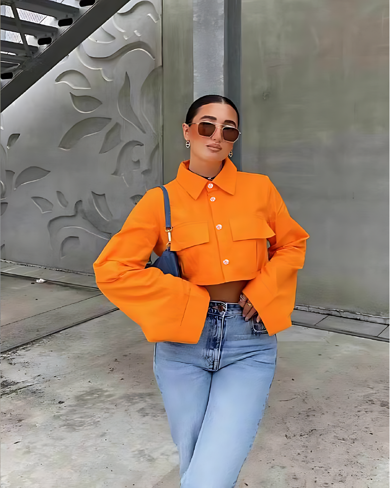 Business Talk Jacket Orange