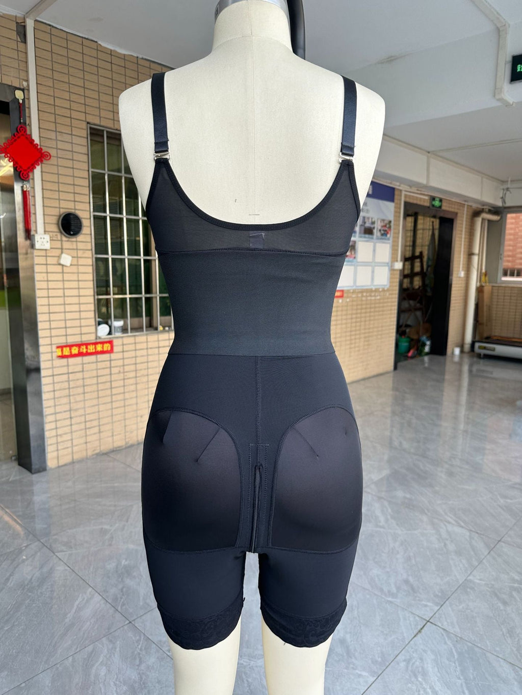 Lace-Up Fitted Body Shaping Bodysuits for Body Contouring