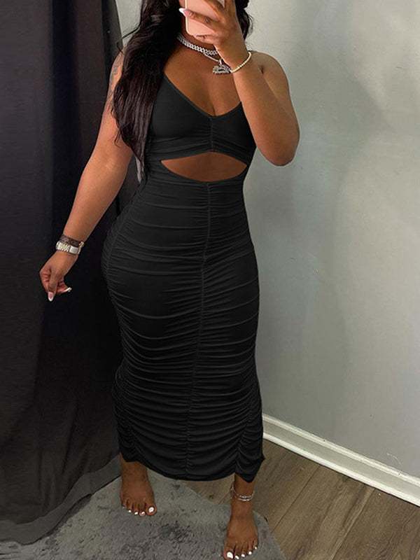 Indiebeautie – Gerüschtes Kleid mit Cut-outs
