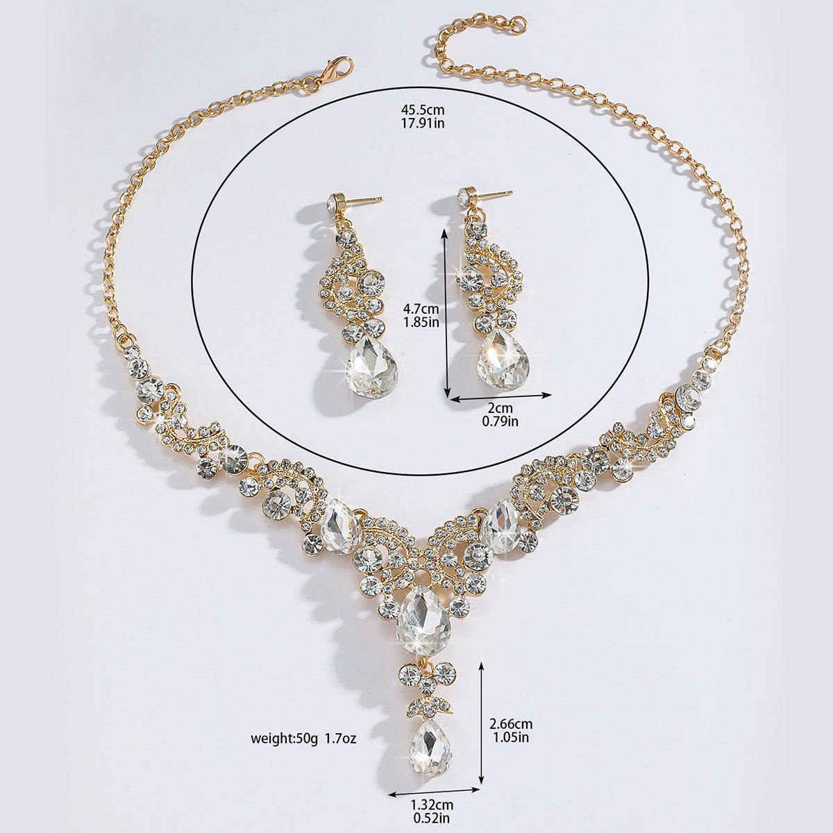 Wedding Party Premium Vintage Necklace Set