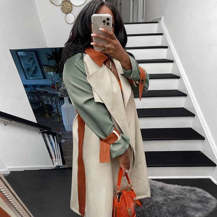 Fashionable Fall/Winter Casual Trench Coat