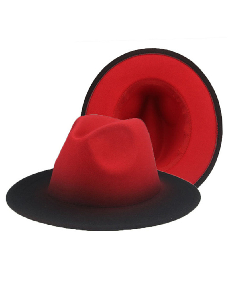 OMBRE FEDORA Red