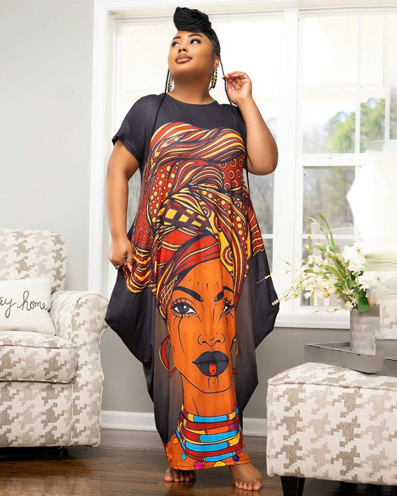 Black Girl Fabulous Dress FACE2
