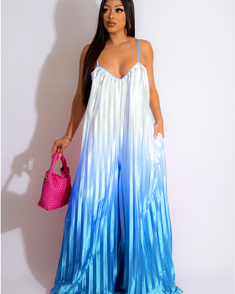 Adryana Jumpsuit Blue
