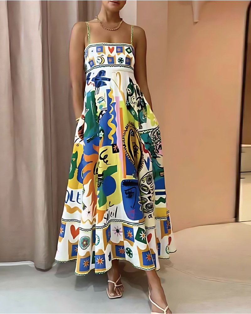 Tropic Tide Dress White