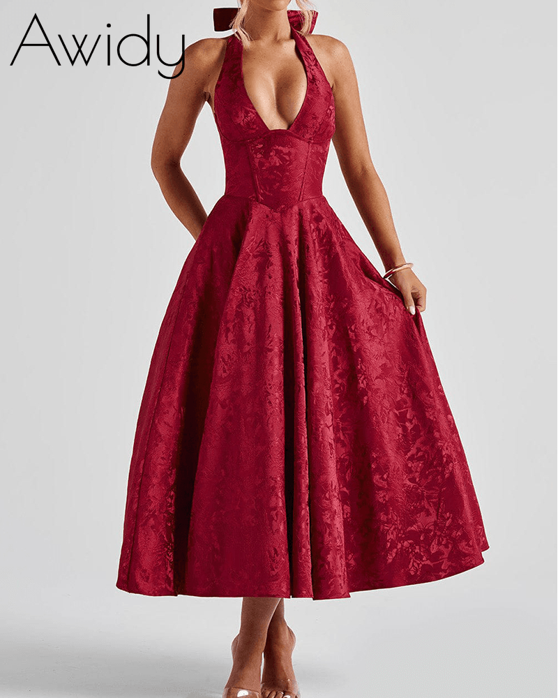 Graceful Backless Evening Dress