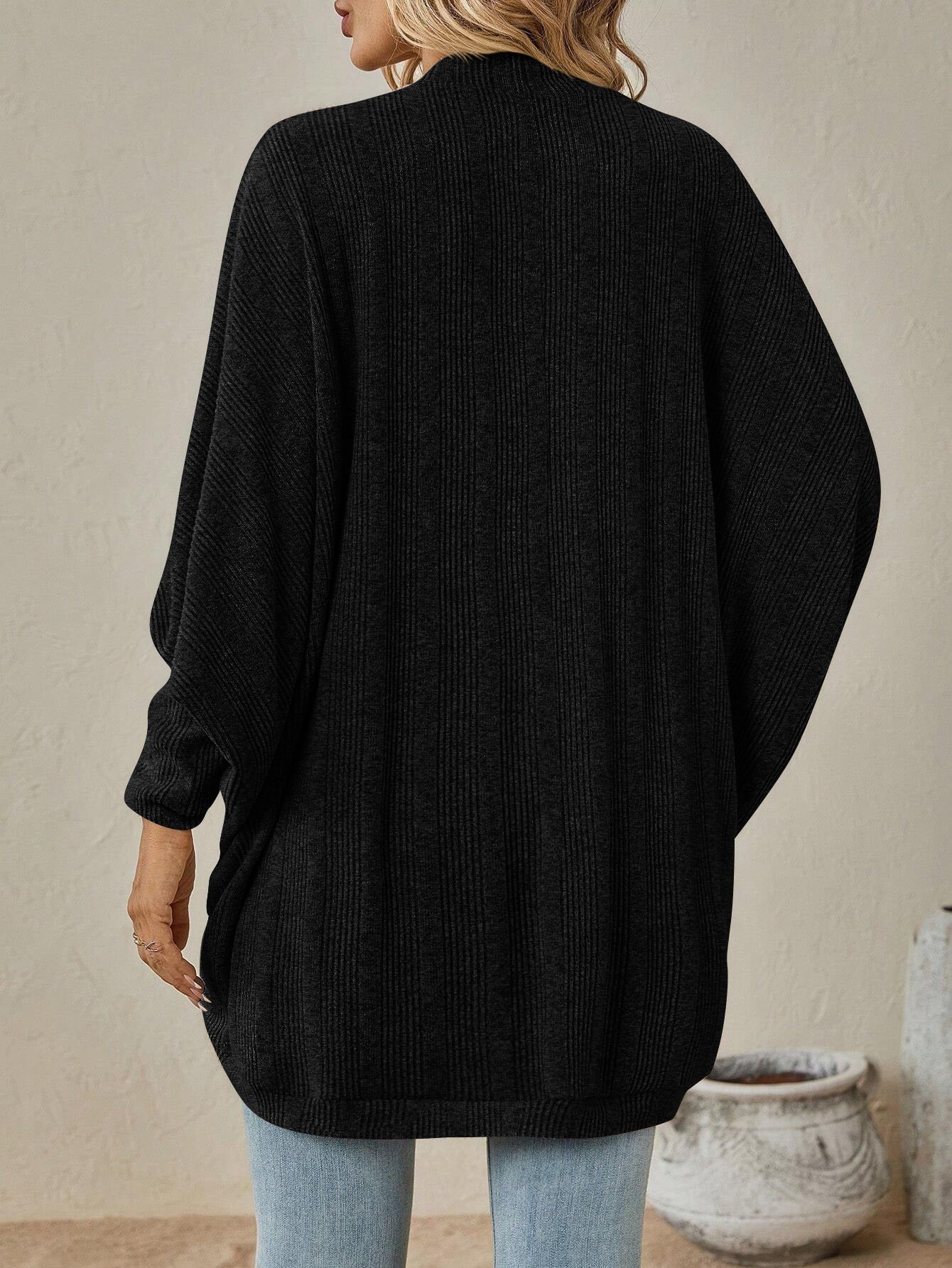 Slouchy Style Casual Knit Cardigan