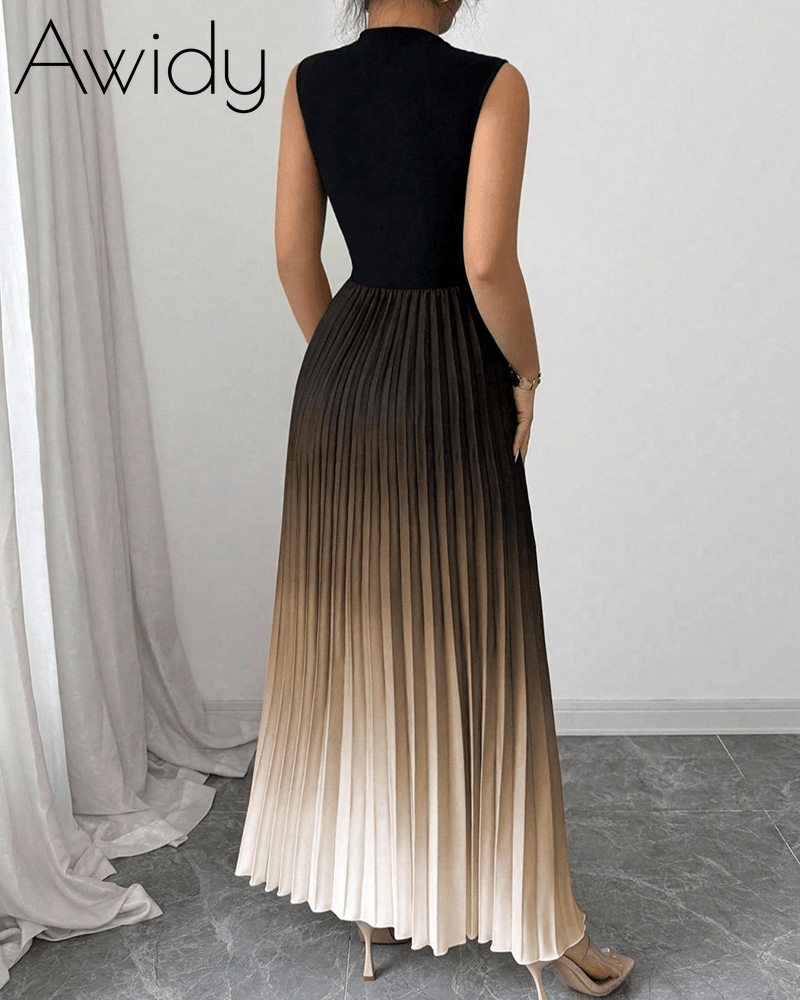 Ombre Print Tank Dress