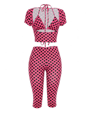 Dot The Rules 3PC Capri Set