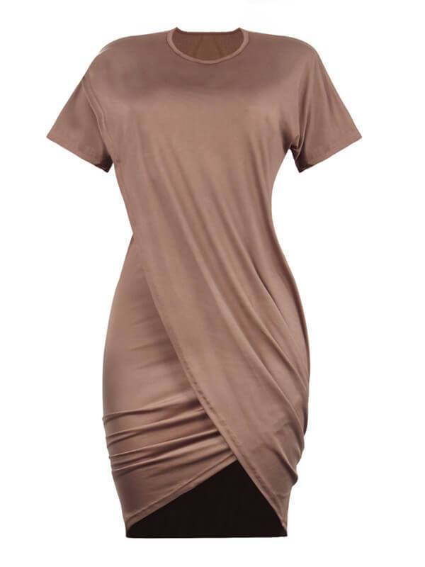 Indiebeautie Basic Tulip Mini Dress