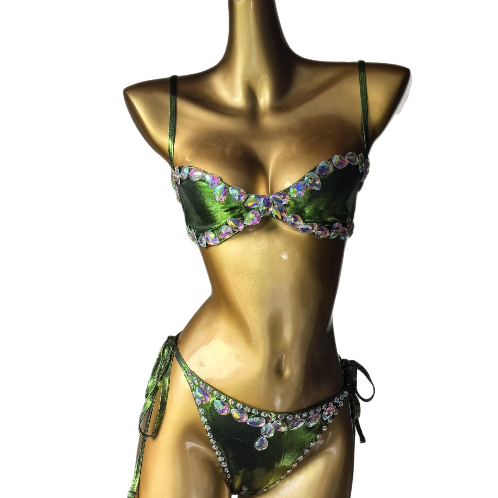 Diamond Two-Piece Bikini Swimsuit for Beach Holidays