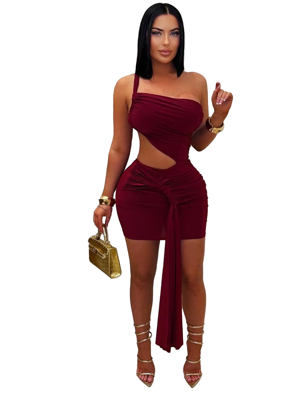 One-Shoulder Dress for Evening Parties