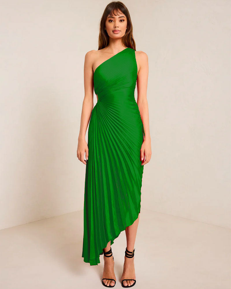 Delfina Dress Green