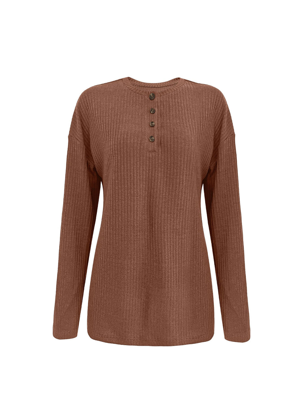 Fall and Winter Casual Zipper Loose Knit Sweater