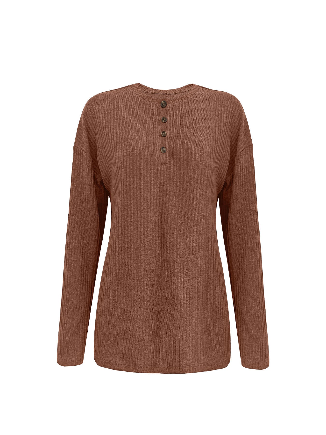 Fall and Winter Casual Zipper Loose Knit Sweater