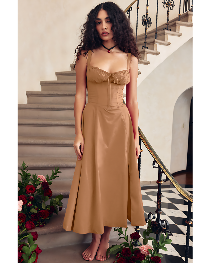 Someone's Wish Dress Camel