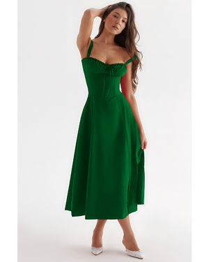 Someone's Wish Dress Green