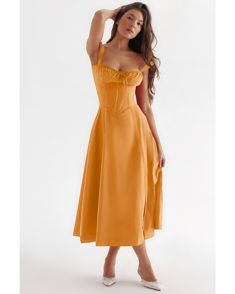 Someone's Wish Dress Orange