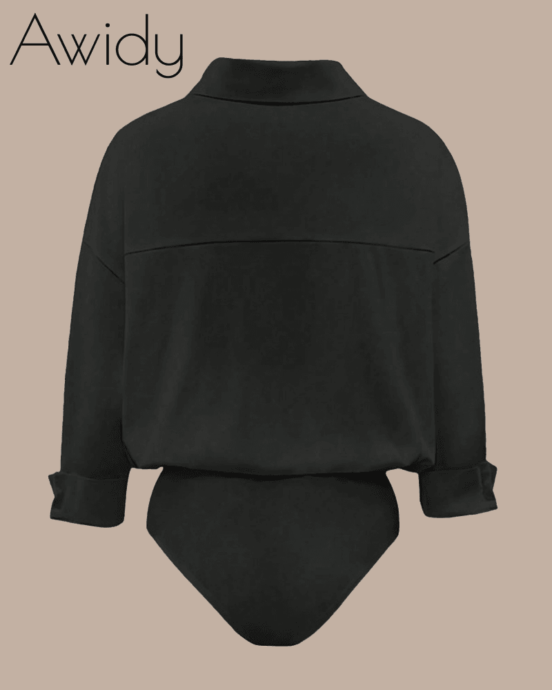 Women Slim Fit Collared Shirt Top