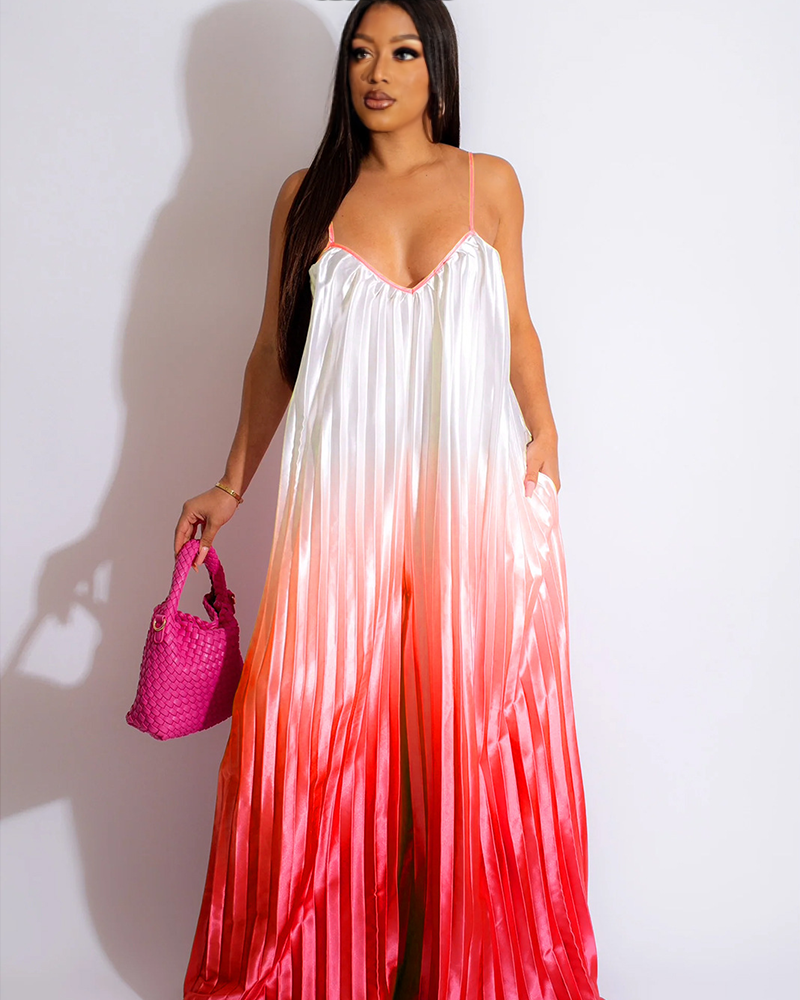 Adryana Jumpsuit Red
