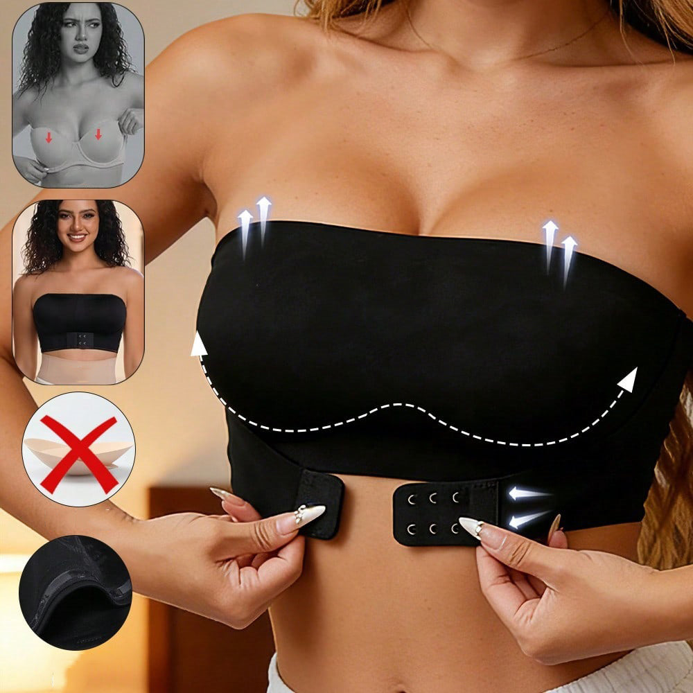 Seamless Non-Slip Strapless Tank Bra for Intimate Wear