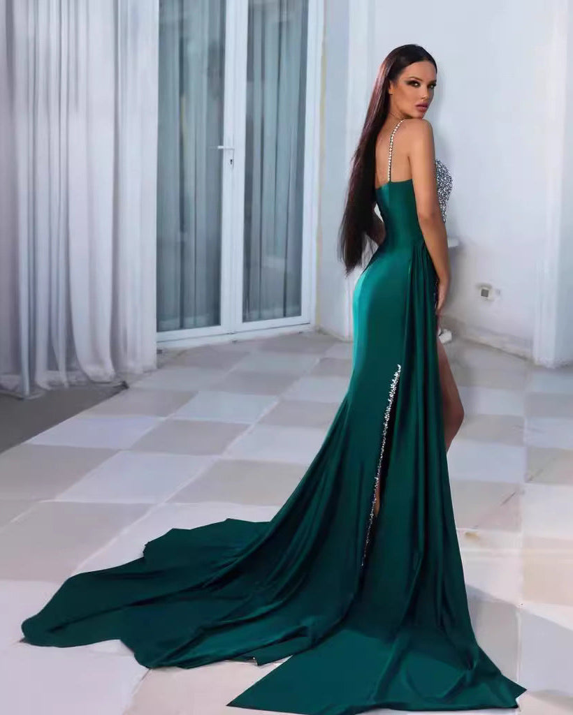 Heavy-Duty Foil-Stamped Ball Gown For Formal Events