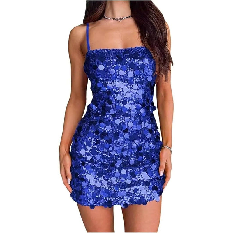 Sequin Strapless Dress